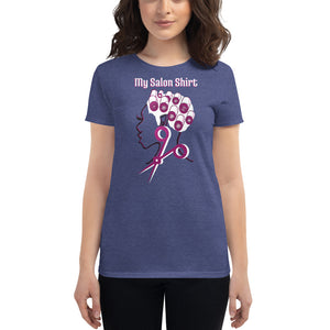 My Salon Shirt (Wondrous In White) Women's short sleeve t-shirt