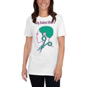 My Salon Shirt (Glamorous In Green) Short-Sleeve Unisex Ultra Soft T-Shirt